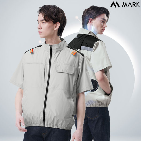 마커(MARK) 윈드쿨링 선풍기 반팔 자켓 MK-F15