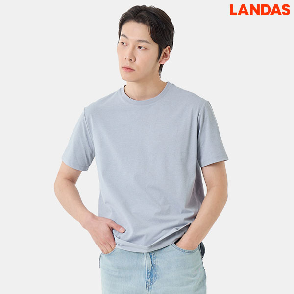 랜더스 소프트 쿨 라운드 티셔츠 RC21