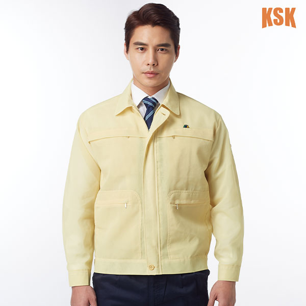 경신코리아 봄 여름 작업복 근무복 민방위 모슬린 점퍼 KSK-214