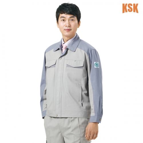 경신코리아 T R 배색 작업복 상하세트(반팔가능) KSK-407 | 반팔 작업복&middot;여름 근무복&middot;회사 유니폼