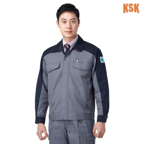 경신코리아 T R 개버딘 배색 작업복 상하세트(반팔가능) KSK-505,505-1 | 반팔 작업복&middot;여름 근무복&middot;회사 유니폼