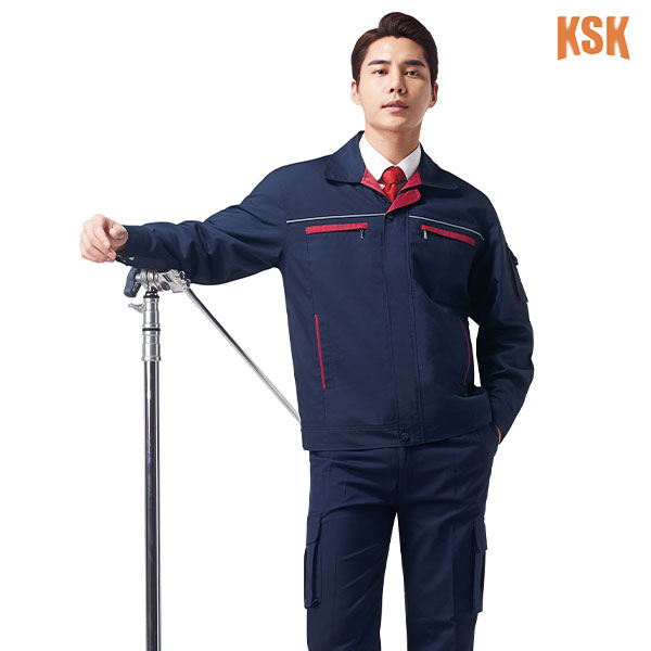 경신코리아 봄 여름 작업복 근무복 상&middot;하 세트 KSK-1401(상의기준)