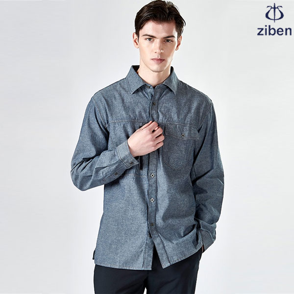 지벤 작업복 긴팔 워크셔츠 회사 작업남방 제작 ZB-Y1441