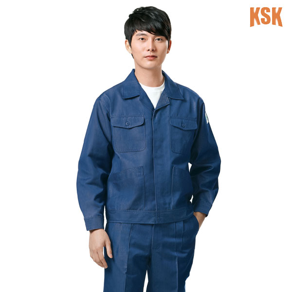 경신코리아 봄 여름 작업복 근무복 상&middot;하 세트 KSK-14(상의기준)