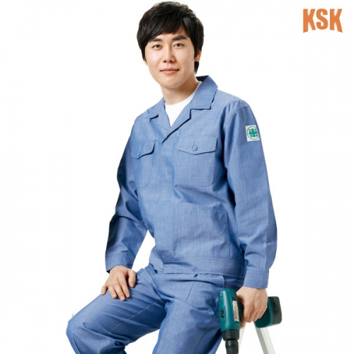 경신코리아 봄 여름 작업복 근무복 상&middot;하 세트 KSK-15(상의기준)