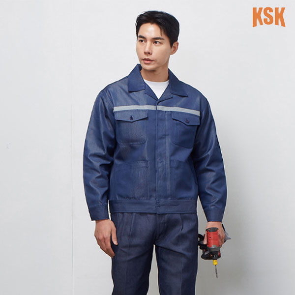 경신코리아 봄 여름 작업복 근무복 상&middot;하 세트 KSK-14-A(상의기준)