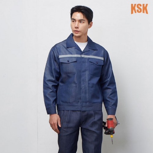 경신코리아 봄 여름 작업복 근무복 상&middot;하 세트 KSK-14-A(상의기준)