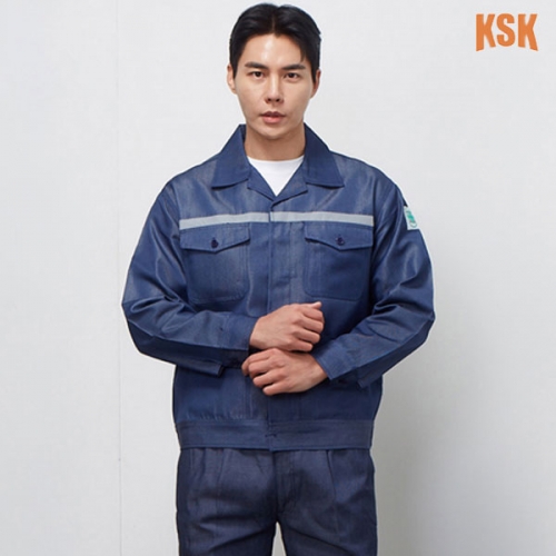 경신코리아 봄 여름 작업복 근무복 상&middot;하 세트 KSK-14-A(상의기준)