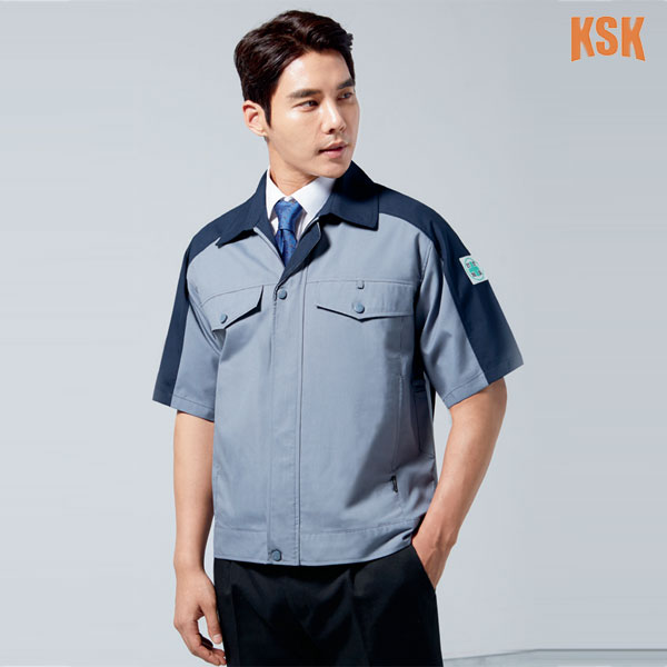 경신코리아 봄 여름 작업복 근무복 상&middot;하 세트 KSK-103(상의기준)