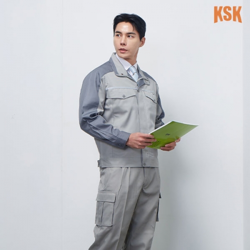 경신코리아 봄 여름 작업복 근무복 상&middot;하 세트 KSK-104(상의기준)