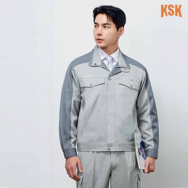 경신코리아 봄 여름 작업복 근무복 상&middot;하 세트 KSK-104(상의기준)
