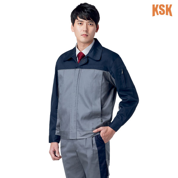 경신코리아 봄 여름 작업복 근무복 상&middot;하 세트 KSK-115(상의기준)
