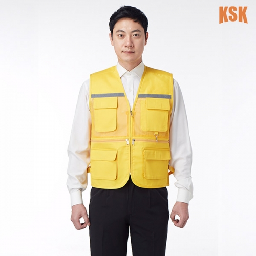 경신코리아 야광띠 작업조끼 KSK-51 66-A | 회사 유니폼&middot;현장 작업복&middot;단체 가능
