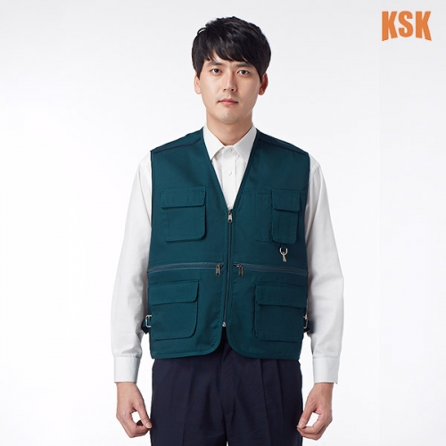 경신코리아 T C 작업조끼 KSK-45 553 | 회사 유니폼&middot;현장 작업복&middot;단체 가능