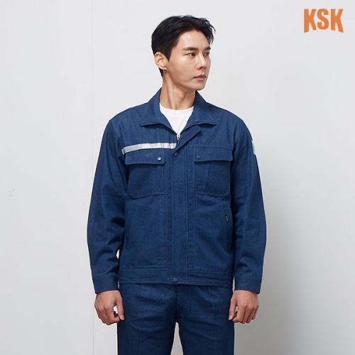 경신코리아 봄 여름 근무복 청지 작업복 상&middot;하 세트 KSK-A-4(상의기준)