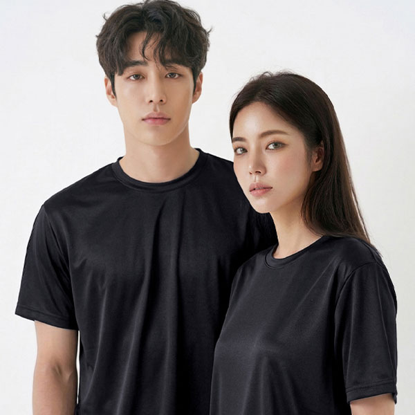 스포비스 티썸 쿨 라운드 반팔 티셔츠 단체티 제작 CRT-601 610 (아동 상의 기준)