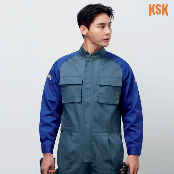 경신코리아 봄 여름 작업복 근무복 일체형 스즈끼 KSK-18