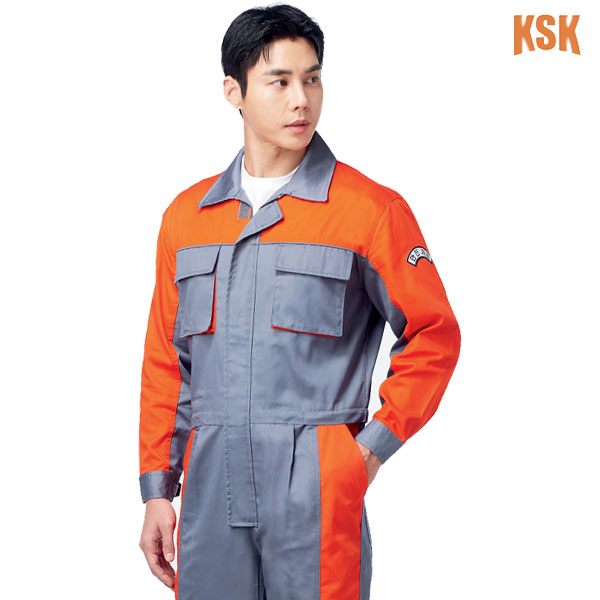 경신코리아 봄 여름 근무복 작업복 일체형 스즈끼 KSK-711