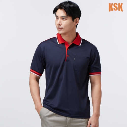 경신코리아 봄 여름 작업복 반팔 티셔츠 KSK-594