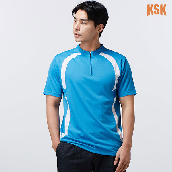 경신코리아 봄 여름 쿨론 차이나 카라 반팔 티셔츠 KSK-580,581