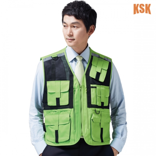 경신코리아 봄 여름 반사띠 작업복 특수조끼 KSK-777,778,779
