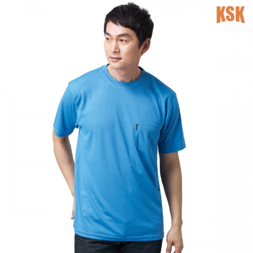 경신코리아 봄 여름 작업복 쿨론라운드 반팔 티셔츠 KSK-584,585,586,587