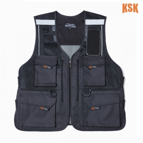 경신코리아 봄 여름 반사띠 작업복 특수조끼 KSK-774