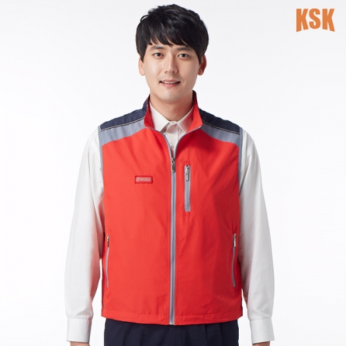 경신코리아 봄 여름 배색 조끼 KSK-922