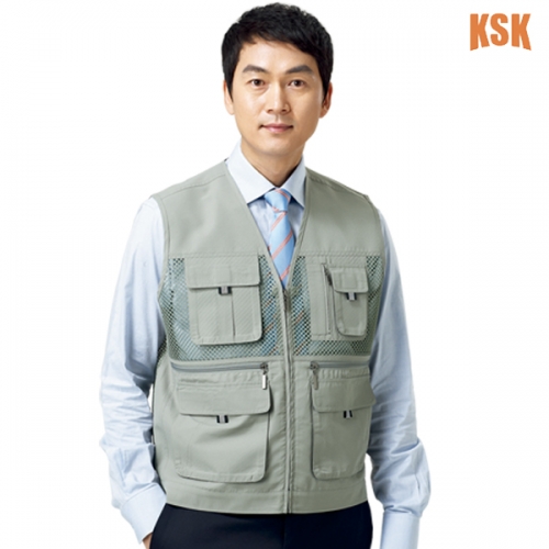 경신코리아 봄 여름 타스란 망사 조끼 KSK-771,773