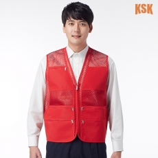 경신코리아 봄 여름 사다리 조끼 (야광띠 부착 가능) KSK-781 789