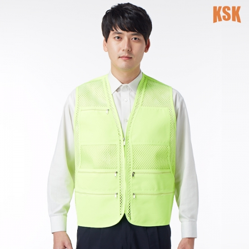 경신코리아 봄 여름 사다리 조끼 (야광띠 부착 가능) KSK-781 789