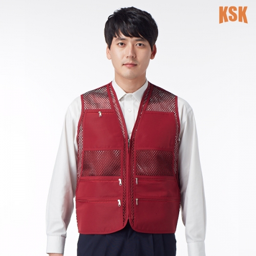 경신코리아 봄 여름 사다리 조끼 (야광띠 부착 가능) KSK-781 789