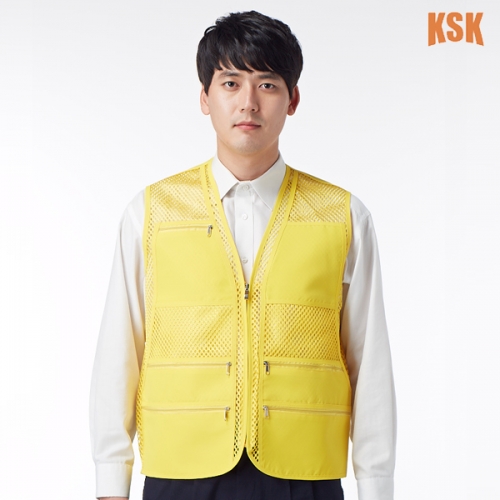 경신코리아 봄 여름 사다리 조끼 (야광띠 부착 가능) KSK-781 789