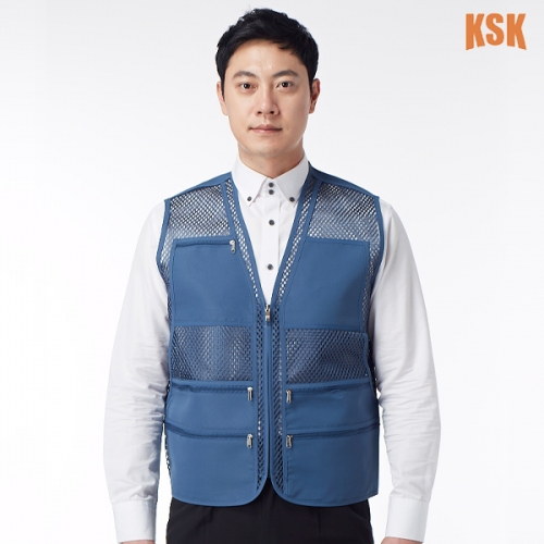 경신코리아 봄 여름 사다리 조끼 (야광띠 부착 가능) KSK-781 789