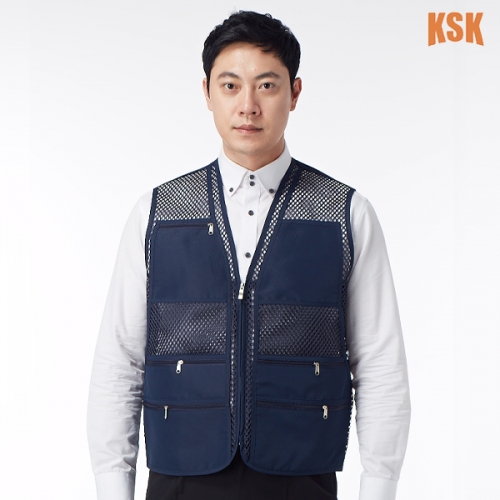 경신코리아 봄 여름 사다리 조끼 (야광띠 부착 가능) KSK-781 789