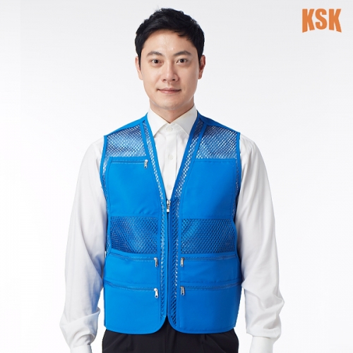 경신코리아 봄 여름 사다리 조끼 (야광띠 부착 가능) KSK-781 789