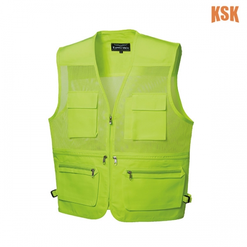 경신코리아 형광 망사 조끼 KSK-66 | 회사 유니폼&middot;현장 작업복&middot;단체 가능