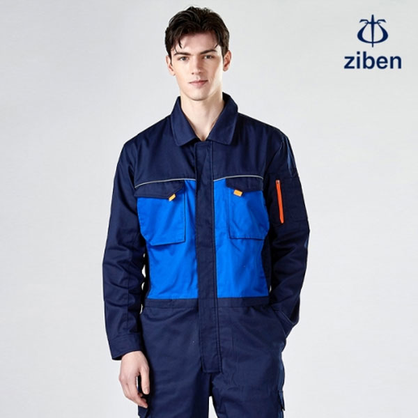 지벤 스즈키 일체형 작업복 정비복 ZB-S1547