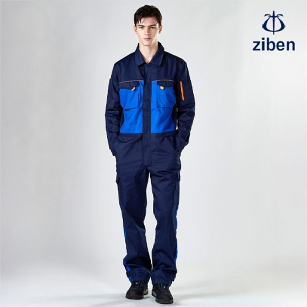 지벤 스즈키 일체형 작업복 정비복 ZB-S1547