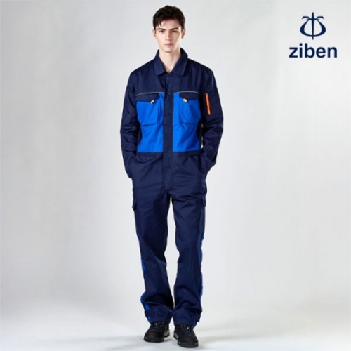 지벤 스즈키 일체형 작업복 정비복 ZB-S1547