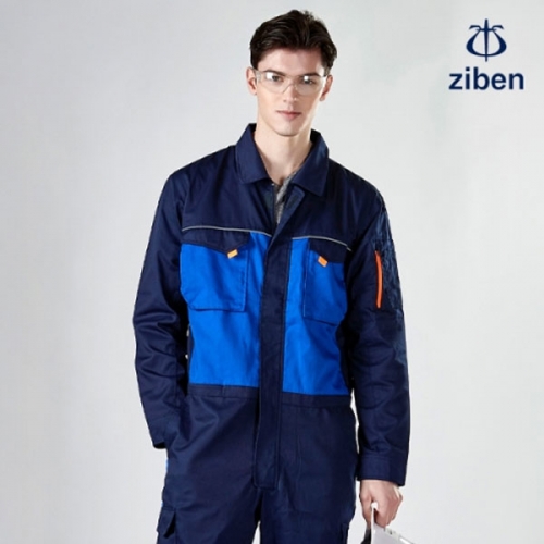 지벤 스즈키 일체형 작업복 정비복 ZB-S1547