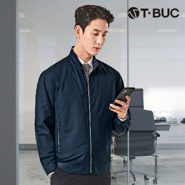 티뷰크 카라 배색 폴리 근무복 작업복 점퍼 TB-304