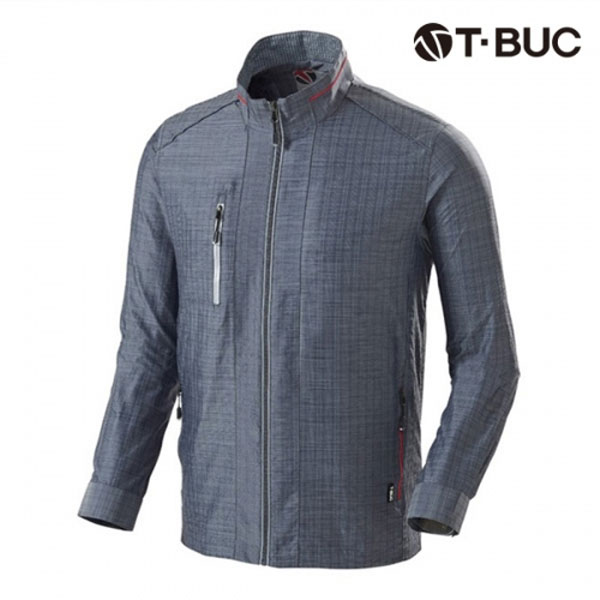 티뷰크(TBUC) 체크 봄 가을 회사 근무복 춘추복 바람막이 점퍼 TB-331 - 332