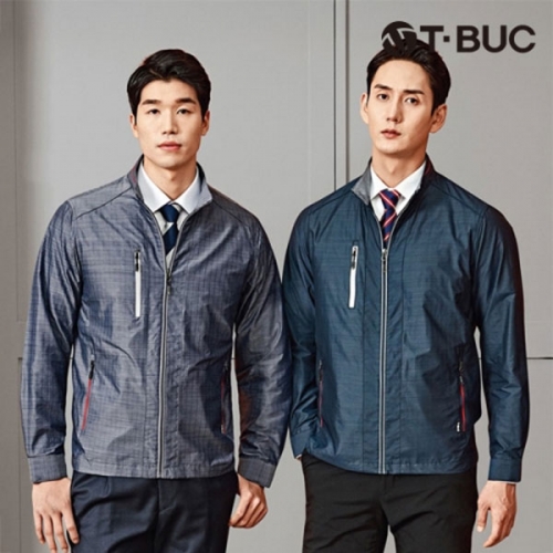 티뷰크(TBUC) 체크 봄 가을 회사 근무복 춘추복 바람막이 점퍼 TB-331~332