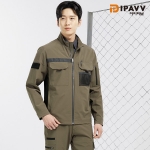 아이파브(IPAVV) 작업복 근무복 상&middot;하세트 SM-JP2603 | 신축성&middot;반사테이프&middot;기능성 작업복