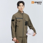 아이파브(IPAVV) 작업복 근무복 상&middot;하세트 SM-JP2603 | 신축성&middot;반사테이프&middot;기능성 작업복