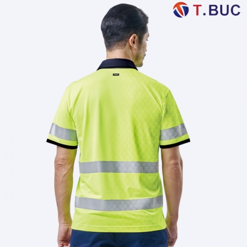 티뷰크(T&middot;BUC) HI-VIS PCM 냉감 폴로 반팔 티셔츠 RT-03