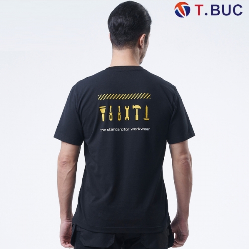 티뷰크(T&middot;BUC) 쿨코튼 그래픽 라운드 티셔츠 TBS-5515