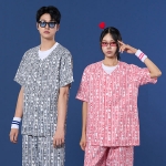 병원복 반팔+긴바지 반티(상의기준) | 환자복 코스프레 체육대회 학교반티