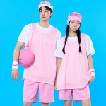 핑크 요꼬1선 농구 나시 유니폼 반티 상의 | 유니폼 반티 체육대회 학교반티